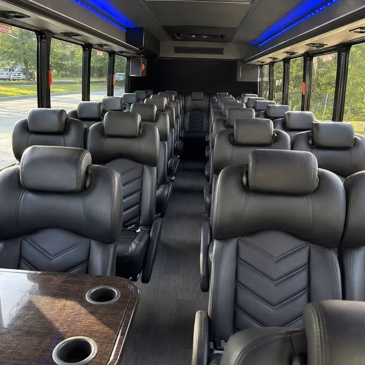 25 passenger minibus inside