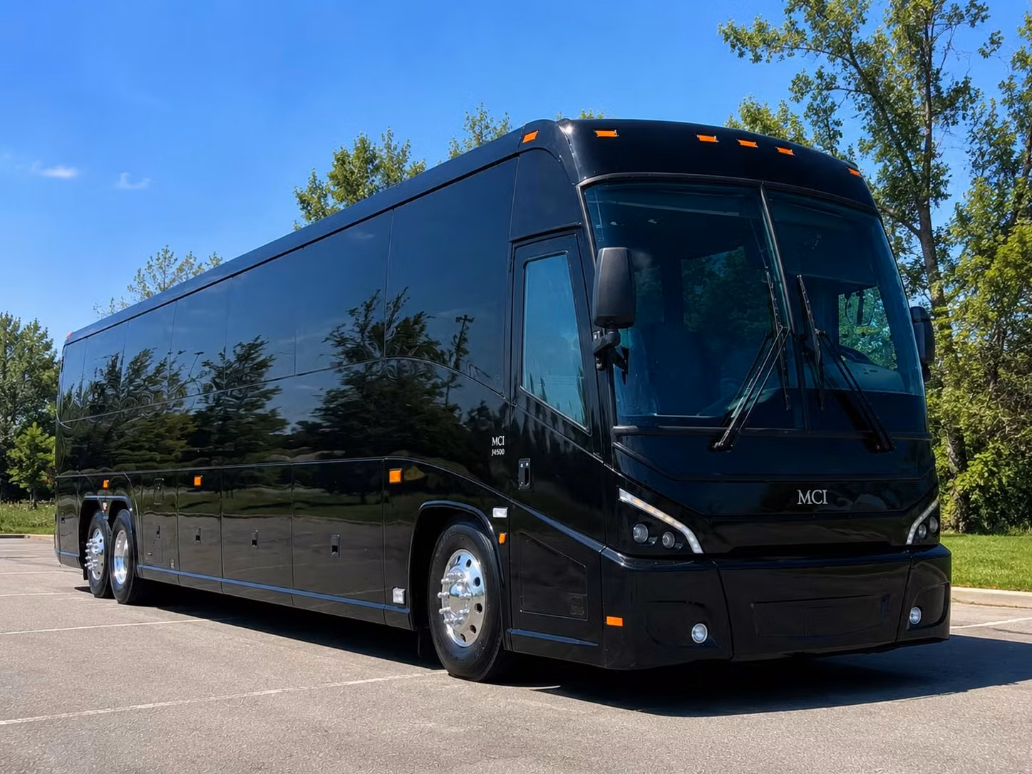 56 passenger charter bus