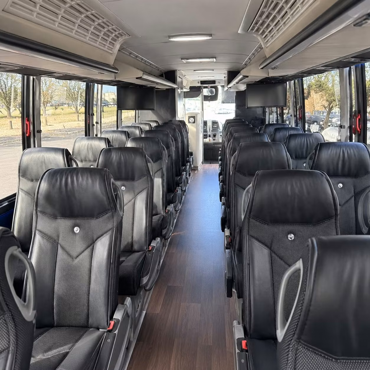 round rock 56 passenger charter bus rental