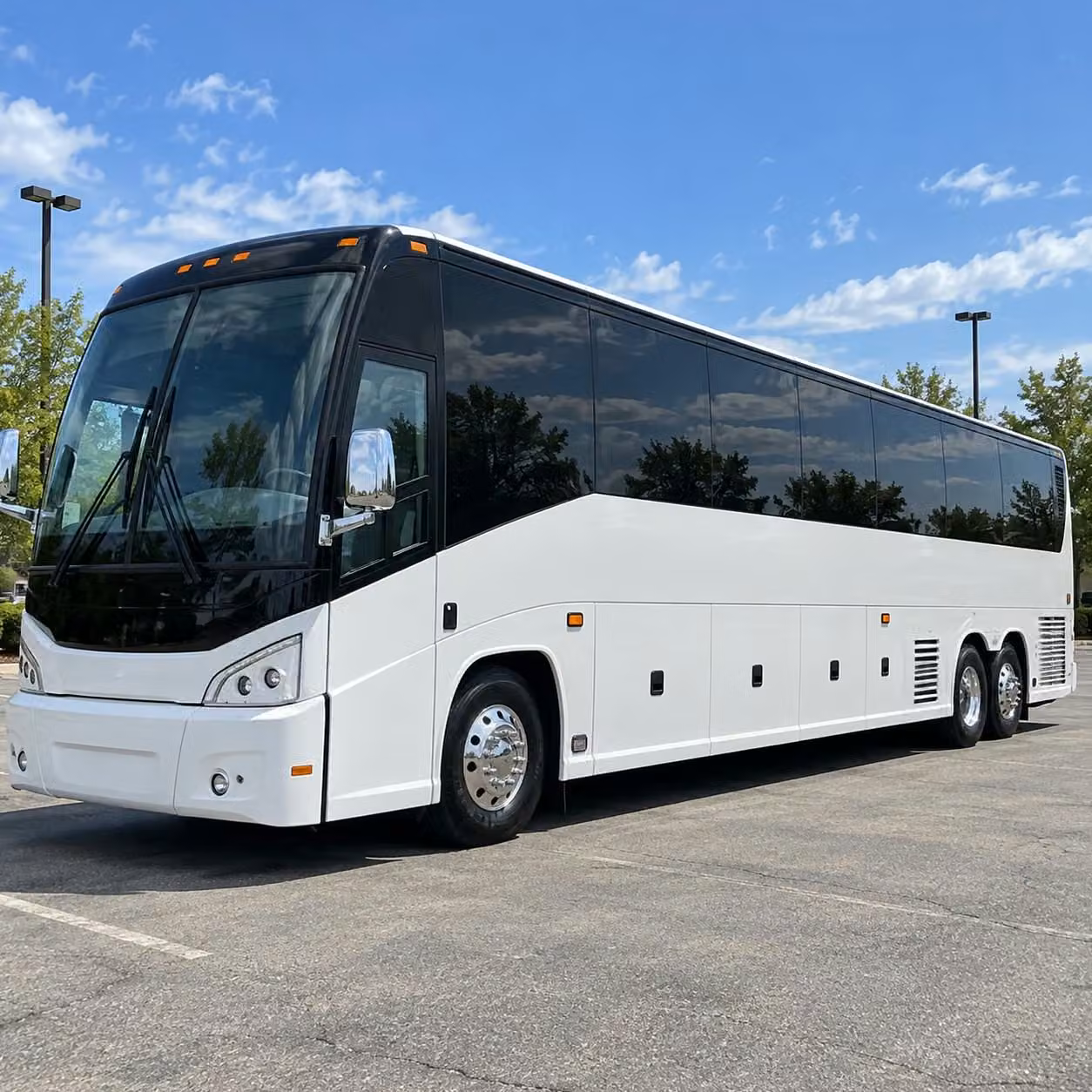 round rock charter bus rental exterior