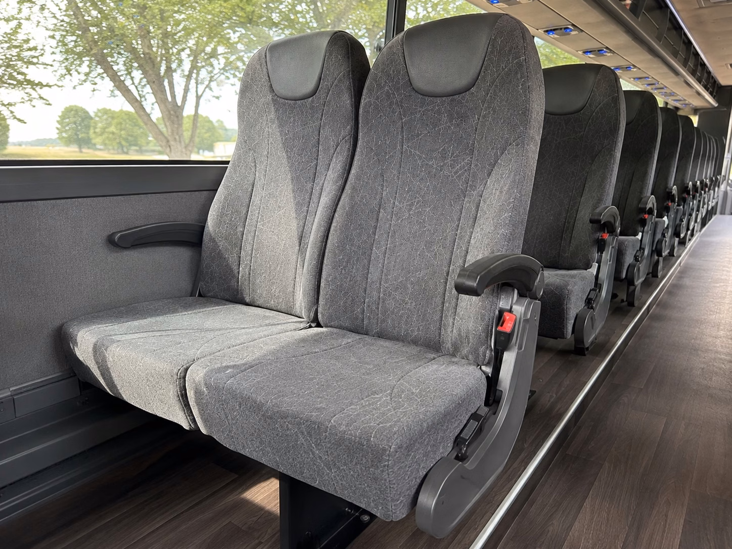 round rock charter bus rental inside